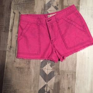 Free People hot pink shorts